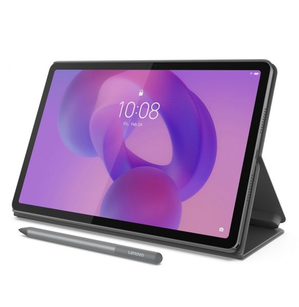 ������� 11" Lenovo Idea Tab 5G, Luna Grey, 2560x1600 (IPS, 90 ��), MediaTek Dimensity 6300 (8 ����), Mali-G57 MC2, 8Gb, 128Gb, microSD, 8Mp + 5Mp, 4x1 ��, WiFi 5, Bluetooth 5.2, 1xType-C, 7040 mAh, Android 15, Lenovo Tab Pen, ����� (ZAFM0065UA) - �������� 1