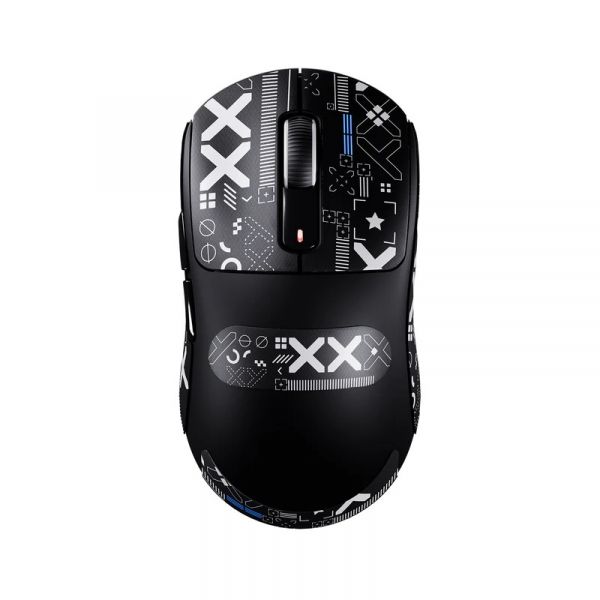 ���� ������������ Attack Shark X3, Black (Tape), Bluetooth 5.2 / USB 2.4GHz / Type-C, ���������� (������ PixArt PAW3395), �� 26 000 dpi, 50G, 650IPS, 5 ������, ������������� Kailh GM 8.0, �����������, 49 � - �������� 2