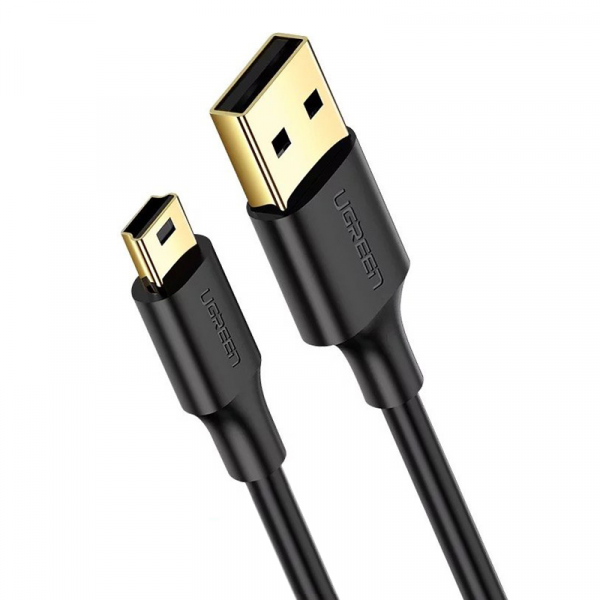 ������ USB 2.0 AM - miniUSB (5P), 0.5 �, Black, Ugreen US132, 2A (10354) - �������� 1