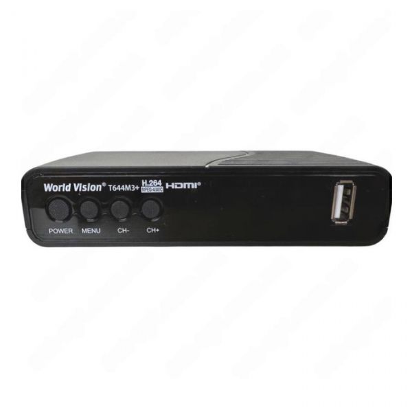 TV-����� �������� ���������� World Vision �644M3+ FM, Black, H.264, AC3. DolbyDigital, DVB-T2/T/C, FM �����, IPTV, DLNA, Stalker, ��� �������, 2�USB, ������� ���� �������, CPU-GX6705 ������ ����������� ����������� ���������� � �������� �644xx - �������� 2