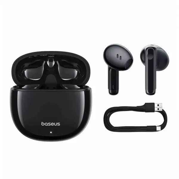   Baseus Bowie E13, Black, Bluetooth 5.3,  (ENC),  12 , , 2x40 mAh / 400 mAh, Type-C -  4