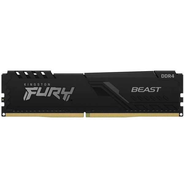 ���'��� 8Gb DDR4, 3200 MHz, Kingston Fury Beast, Black, 16-18-18, 1.35V, � ��������� (KF432C16BB/8WP) - �������� 2