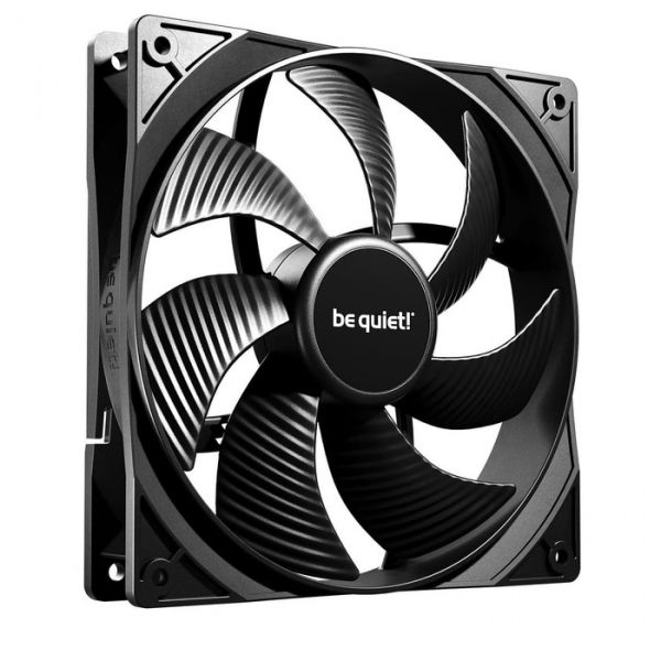 ���������� 140 ��, be quiet! Pure Wings 3, Black, 140�140�25 ��, 1200 ��/���, 21.9 ��, 3-pin, ��������� ���������� � �������� �������� (BL107) - �������� 2