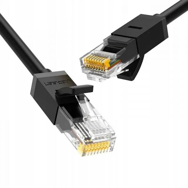 ����-���� 5 �, U/UTP, Black, Ugreen NW102, �����, RJ45, Cat.6, Cu, PVC, ������� (50176) - �������� 1