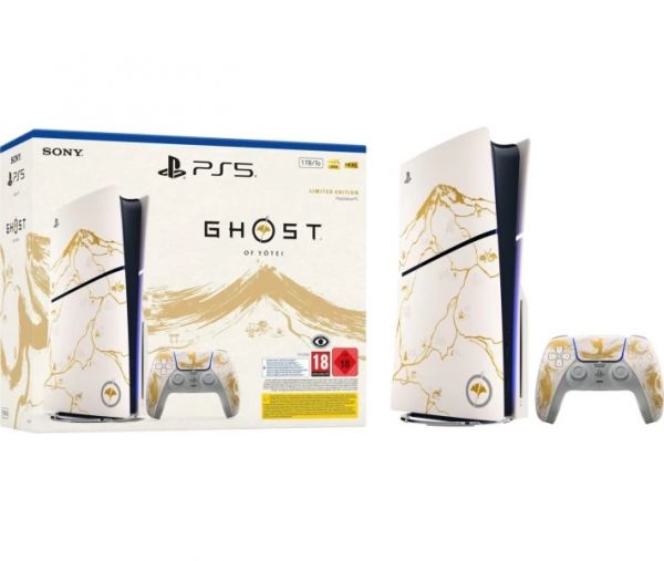 ������� ��������� Sony PlayStation 5 Slim "Ghost of Yotei Limited Edition", � Blu-ray �������� + ���� Ghost of Yotei (��� ���������) - �������� 1