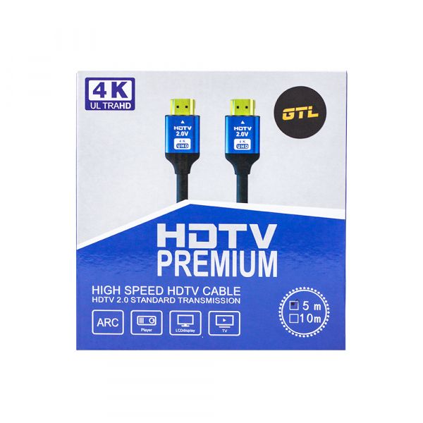  HDMI (M) - HDMI (M), 5 , Black, GTL, V2.0 (GTLHMHM5V20BK) -  4