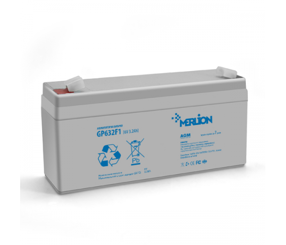 ������� ��� ��� 6� 3.2�� Merlion GP632F1, 6V 3.2Ah, 135�35�70 �� - �������� 1