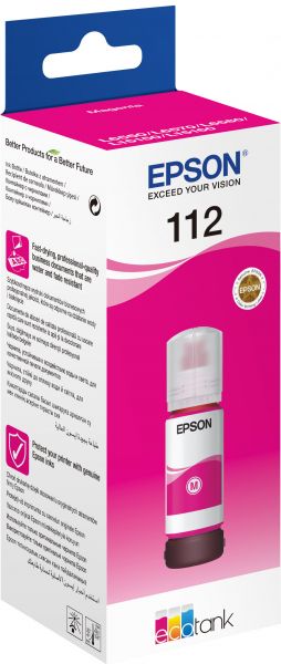 ������� Epson 112, Magenta, ��� L15150/L15160, 70 �� (C13T06C34A) - �������� 1