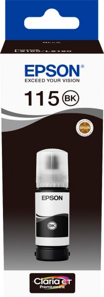  Epson 115, Black,  L8160/L8180, 70 ,  (C13T07C14A) -  1