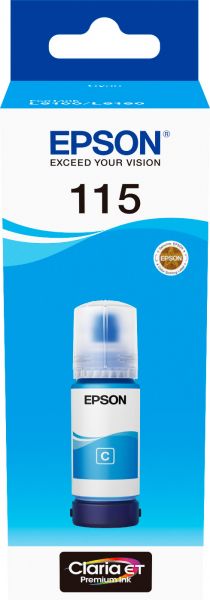  Epson 115, Cyan,  L8160/L8180, 70  (C13T07D24A) -  1
