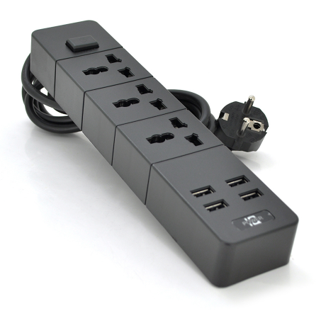 ��������� ������ �������� Voltronic T�-�08, 3���, 4*USB Black (��-�08-Black) - �������� 1