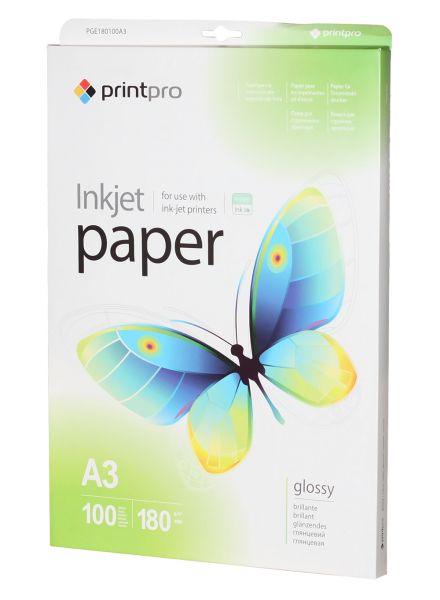 ���������� PrintPro, ���������, A3, 180 �/�, 100 � (PGE180100A3) - �������� 1