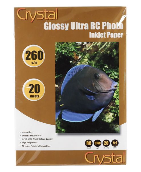 ���������� Crystal, ���������, A4, 260 �/�?, 20 �, ����������� �������� (RCGL-A4-260-20) - �������� 1