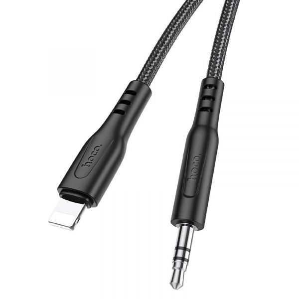 ������ Lightning <-> 3.5mm, Hoco UPA18, 1 �, Black - �������� 1