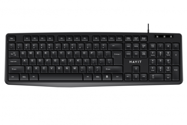  Havit HV-KB2006, Black, USB,  1.3 (6939119048501) -  1