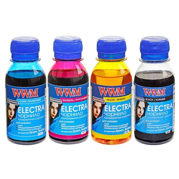 �������� ������ WWM Epson Electra Black, Cyan, Magenta, Yellow, 100 �� (ELECTRA/SET.4-2) - �������� 1