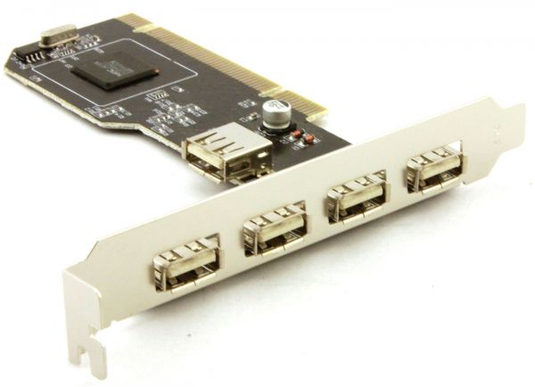  PCI - USB 2.0 (4 + 1 ) NEC -  1