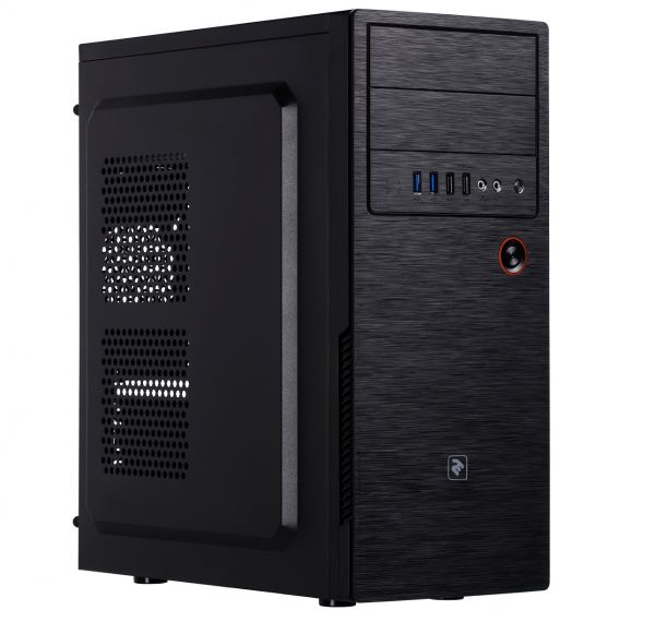 ������ 2E ALFA (E1802), Black, ��� ��, Mid Tower, ��� ATX / Micro ATX (2E-E1802) - �������� 1