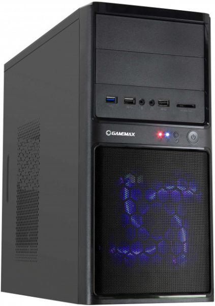  GameMax MT-306-NP-U3-CR Black,  , Mini Tower, Micro ATX / Mini ITX, 1USB 3.0, 2USB 2.0, Card Reader, 380x173x368  -  1