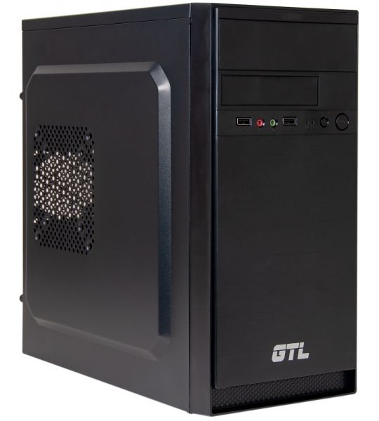  GTL 1603+ Black, 400W, 120mm, Micro ATX / Mini ITX, 2 x 3.5 mm, USB2.0 x 2, ODD x 1, SSD x 2, 0.4 mm, 350x315x165, 3.3 kg -  1
