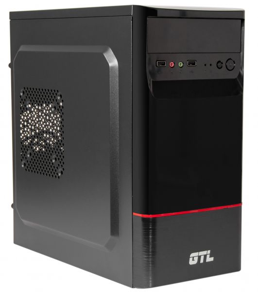  GTL 1605+ Black, 400W, 120mm, Micro ATX / Mini ITX, 2 x 3.5 mm, USB2.0 x 2, ODD x 1, SSD x 2, 0.4 mm, 350x315x165, 3.3 kg -  1