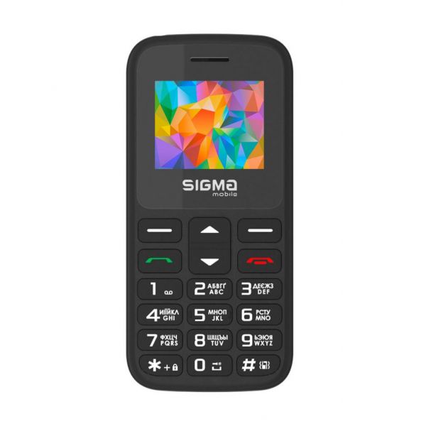   Sigma mobile Comfort 50 HIT2020 Black "", 2 Mini-SIM + Micro-SIM,  1.77"  (128x160), , SC6531E,  MicroSD ( 32 ), FM-, , BT, Cam 0.3Mp, 1450 mAh -  1