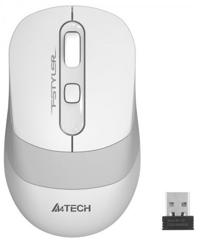 ���� A4Tech Fstyler FG10S 2000dpi White, USB, Wireless, ��������  - �������� 1