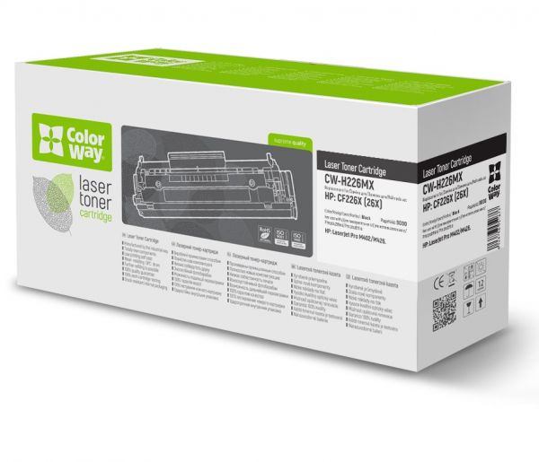 �������� HP 26X (CF226X), Black, LJ Pro M402, MFP M426, 9000 ����, ColorWay (CW-H226MX) - �������� 1