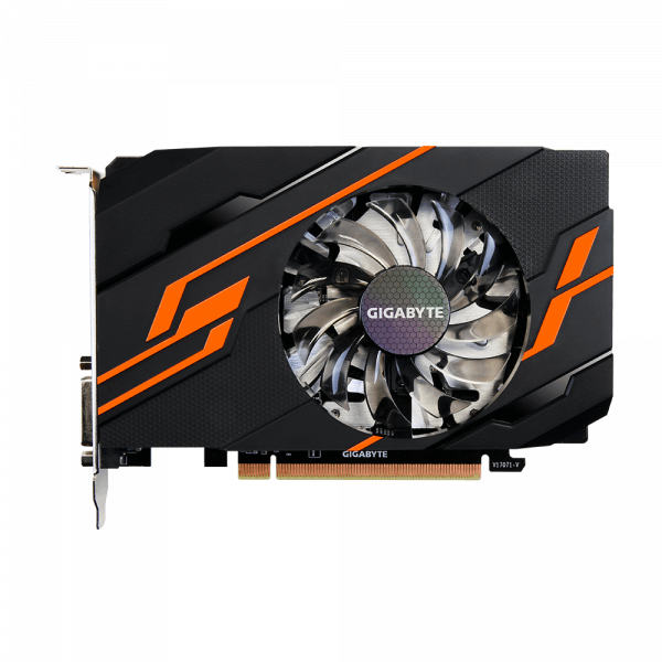  GeForce GT1030 OC, Gigabyte, 2Gb DDR5, 64-bit, DVI/HDMI, 1544/6008MHz (GV-N1030OC-2GI) -  2