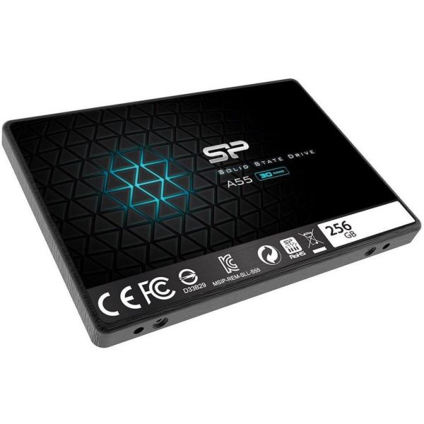 ������������� ���������� 256Gb, Silicon Power Ace A55, SATA3, 2.5", 3D TLC, 530/530 MB/s (SP256GBSS3A55S25) - �������� 2
