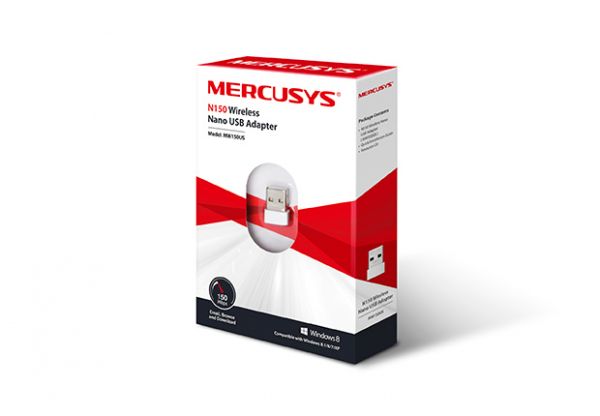   USB Mercusys MW150US Wi-Fi 802.11n 150Mb, Pico, USB -  2