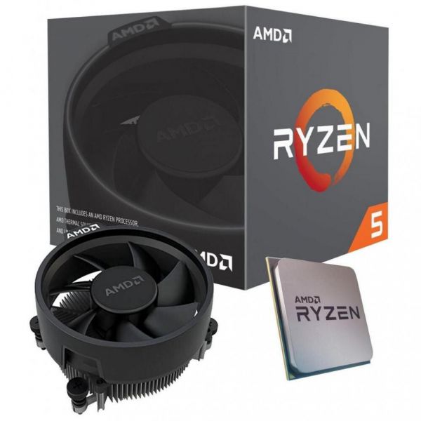 AMD (AM4) Ryzen 5 3600, Box, 6x3,6 GHz (Turbo Boost 4,2 GHz), L3 32Mb, Matisse, 7 nm, TDP 65W,  Wraith Stealth (100-100000031BOX) -  1