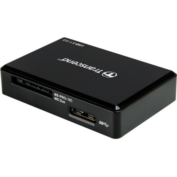 �������� ��������� ��������� Transcend RDC8, Black, USB 3.1, ��� SD / microSD / CompactFlash, ���������� USB Type-C (TS-RDF8K2) - �������� 2