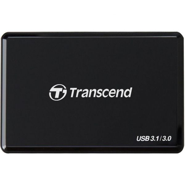 �������� ��������� ��������� Transcend RDC8, Black, USB 3.1, ��� SD / microSD / CompactFlash, ���������� USB Type-C (TS-RDF8K2) - �������� 3