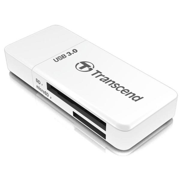 �������� ��������� ��������� Transcend RDF5, White, USB 3.1, ��� SD/microSD (TS-RDF5W) - �������� 1