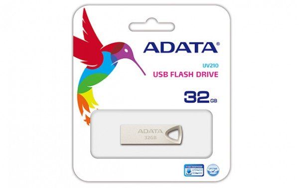 USB Flash Drive 32Gb ADATA UV210, Silver, ������������� ������ (AUV210-32G-RGD) - �������� 2