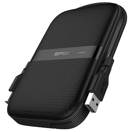 ������� ������� ���� 1Tb Silicon Power Armor A60, Black, 2.5", USB 3.2 (SP010TBPHDA60S3A) - �������� 2