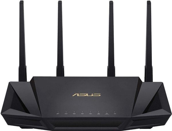  Asus RT-AX58U, Wi-Fi 6 (802.11ax),  3000 Mb/s, 4x100/1000 Mb/s, USB3.0 x 1, IPTV/ Ailoud,  3G  4G / FTP server / Print server, 4    -  1