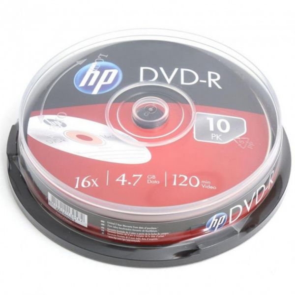  DVD-R 10 HP, 4.7Gb, 16x, Cake Box (DME00026-3) -  1