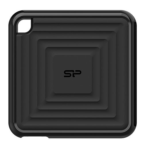   SSD, 240Gb, Silicon Power PC60, Black, USB Type-C 3.2, 3D TLC, 540 / 500 MB/s (SP240GBPSDPC60CK) -  2