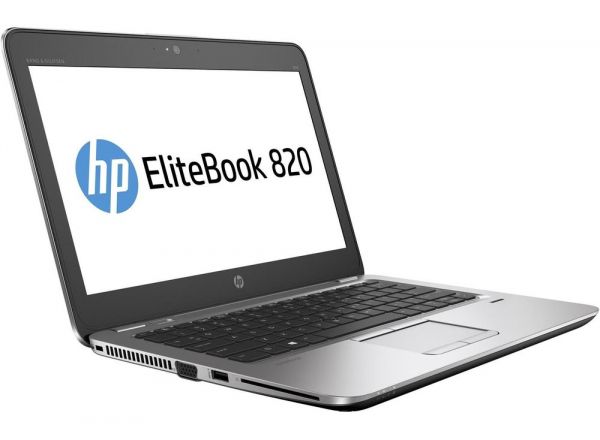 /  HP EliteBook 820 G3, Silver, 12.5" Matte (1366x768), Core i5-6300U (2x2.4-3.0 GHz), 8Gb DDR3, 256Gb SSD, HD Graphics 520, WiFi, Bluetooth, 3xUSB, DP, VGA, Web, Lan, 3G, FingerPrint -  1
