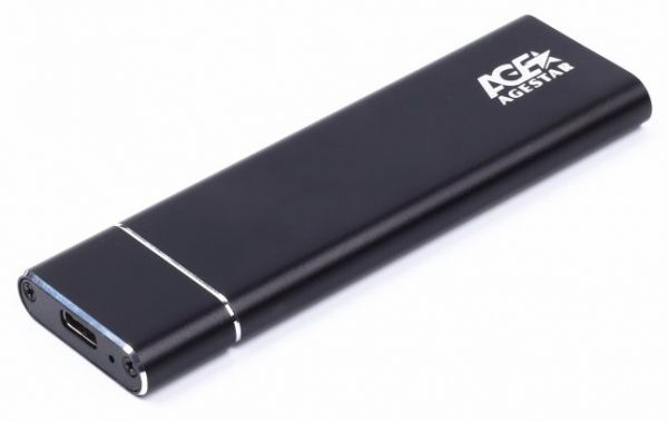������ ������� M.2 AgeStar 3UBNF5C, Gray, USB 3.0, ��� M.2 (Key B), ������ 2230/2242/2260/2280, ���������� ������ - �������� 1