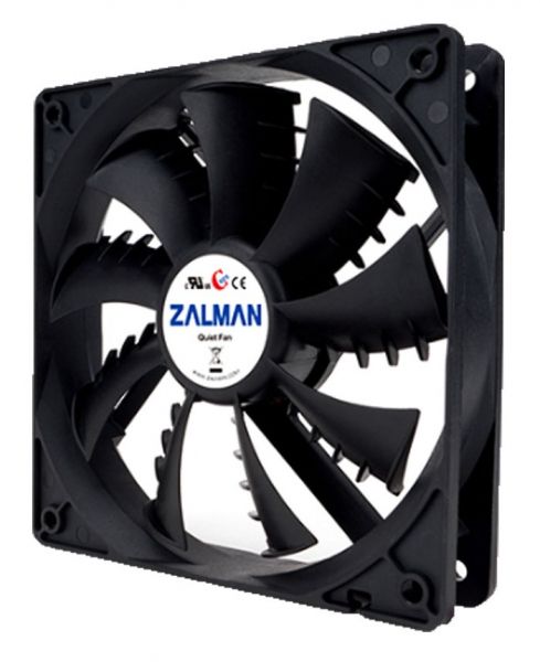  120 , Zalman ZM-F3 (SF), Black, 120x120x25 , 1200 /, 23 dB, 3-pin -  2