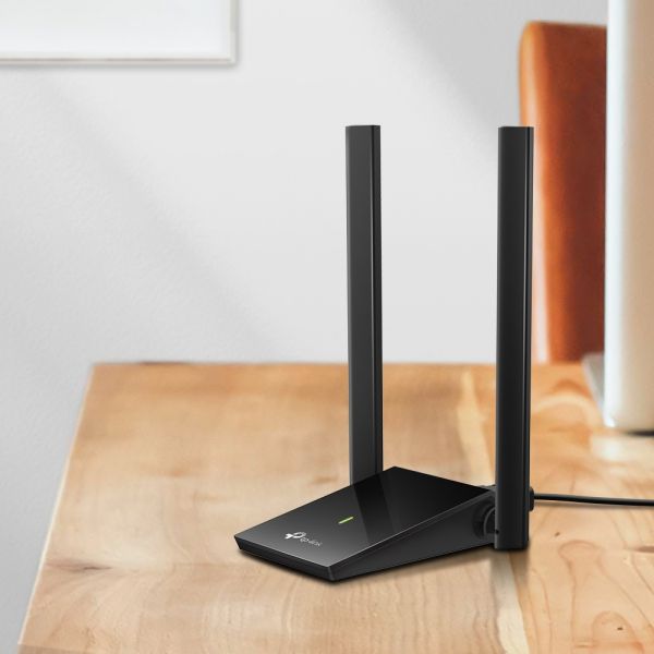 ������� ������� USB TP-LINK Archer T4U Plus, Black, 5GHz / 2.4GHz, AC1300 (867 / 400 ����/�), USB 3.0, ������������ �������, MU-MIMO - �������� 4