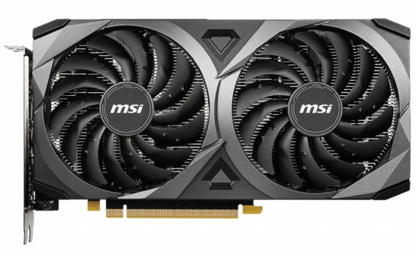 ³�������� MSI GeForce 3060, VENTUS 2X OC, 12Gb GDDR6, 192-bit, HDMI/3xDP, 1807/15000 MHz, 8-pin (RTX 3060 VENTUS 2X 12G OC) (��� 12 ���) - �������� 2