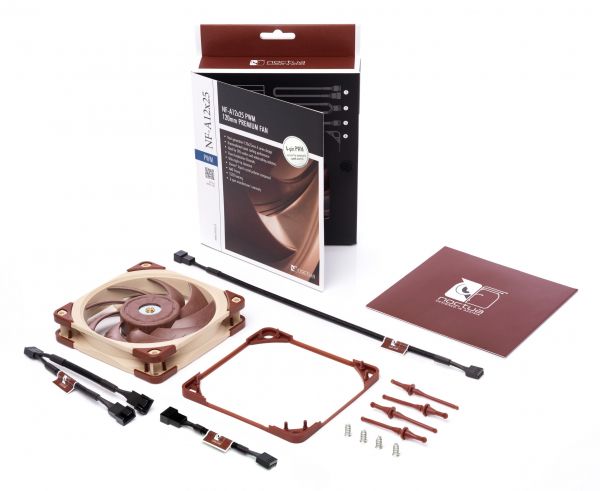 ���������� 120 mm Noctua NF-A12x25 PWM SSO2 450 - 2000 ��/��� 18.8 - 22,6 �� 4pin PWM 120x120x25�� - �������� 5