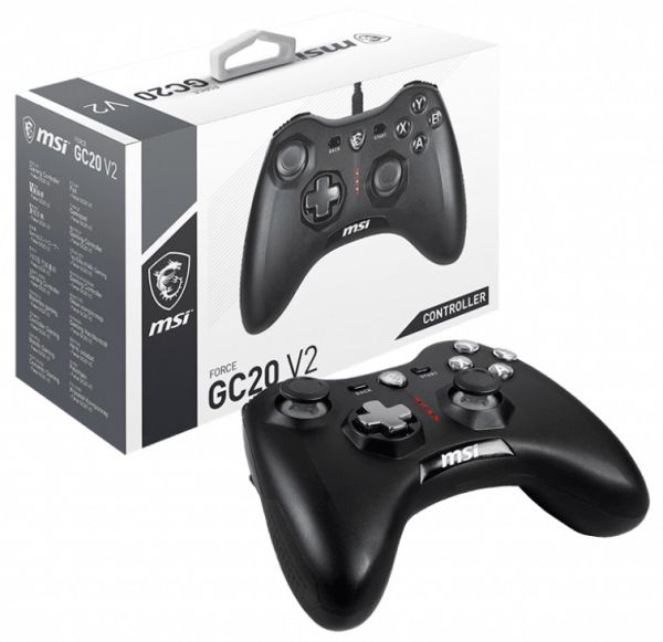 ������� MSI FORCE GC20 V2, Black, USB, ��������, ��� PC/Android, 2 ���������� �����, 12 ������ - �������� 5