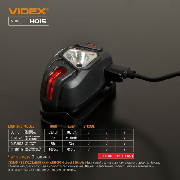 ˳ Videx 330Lm 5000K (VLF-H015) -  9