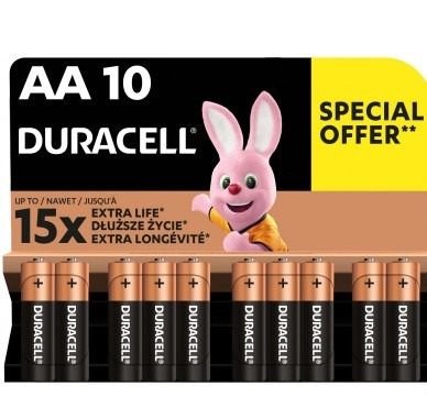 ��������� AA (LR6), �����, Duracell Duralock Basic, 10 ��, 1.5V, (MN1500 10BL) - �������� 1