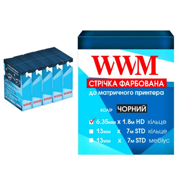 ������ 6.35 �� � 1.8 �, WWM, Black, �����, HD, 5 �� (R6.1.8H5) - �������� 1